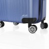 Medium Sevron rigid suitcases with L capacity