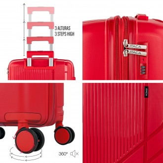 Maletas Mediana 761300 Viaje Pp Itaca Online  Rigida/Blanda Con Capacidad De 65 L