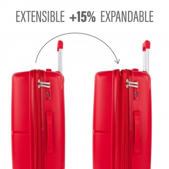 Valises moyennes 761300 Travel Pp Itaca Valise rigide/souple en ligne d une capacité de 65 L.