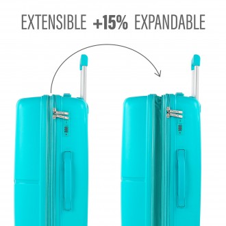 Valigie medie 761300 Travel Pp Itaca Online rigide/morbide con capacità di 95 L