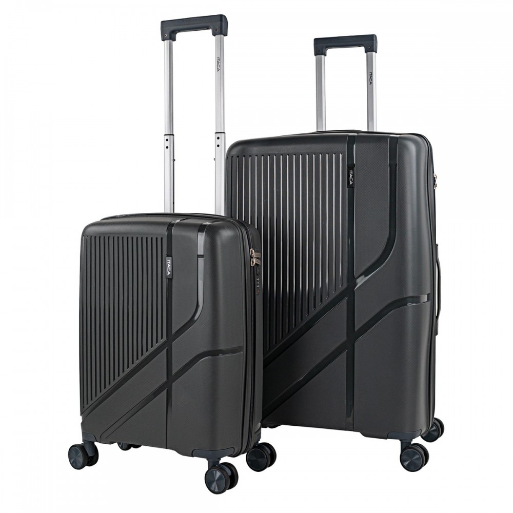 Set de 2/3 valises (Cabin, Medium et Large) 761300 Travel Pp Itaca Online rigide/souple avec une capacité de 95 L