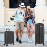 Set of 2/3 suitcases (Cabin, Medium and Large) 761300 Travel Pp Itaca Online rigid/soft with capacity of 95 L