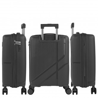 Set de 2/3 valises (Cabin, Medium et Large) 761300 Travel Pp Itaca Online rigide/souple avec une capacité de 95 L