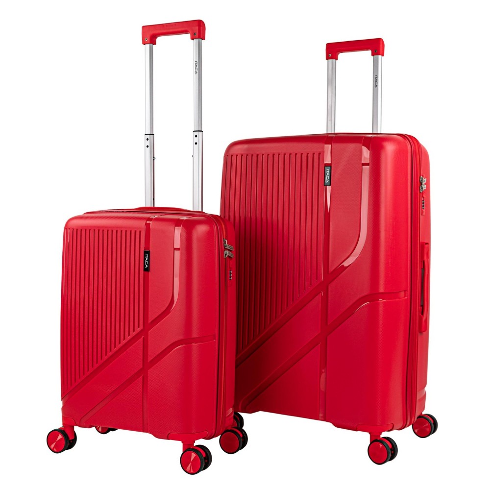 Set de 2/3 valises (Cabin, Medium et Large) 761300 Travel Pp Itaca Online rigide/souple avec une capacité de 95 L