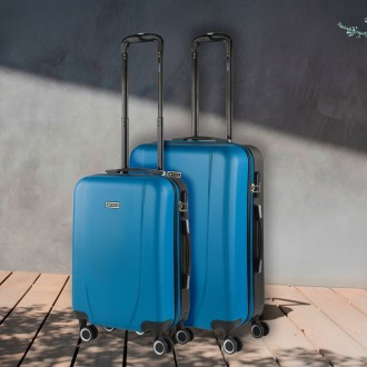 Medium Tiber rigid suitcases with L-capacity