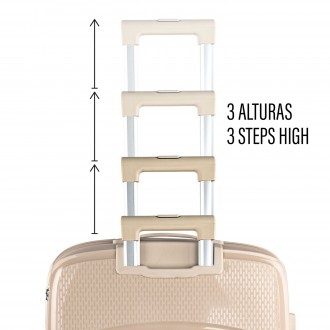 Juego De 2/3 Maletas (Cabina, Mediana Y Grande) Moscu  Rigida/Blanda Con Capacidad De 87 L