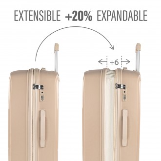 Juego De 2/3 Maletas (Cabina, Mediana Y Grande) Moscu  Rigida/Blanda Con Capacidad De 87 L