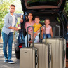 Medium Tiber rigid suitcases with L-capacity