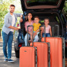Medium Tiber rigid suitcases with L-capacity