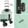Havel rigid medium suitcases with a capacity of 91 L