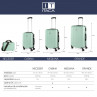 Havel rigid medium suitcases with a capacity of 91 L