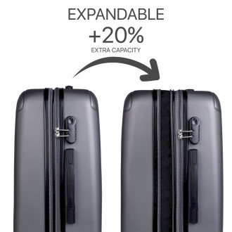 Valises rigides Sevron moyennes avec capacité L