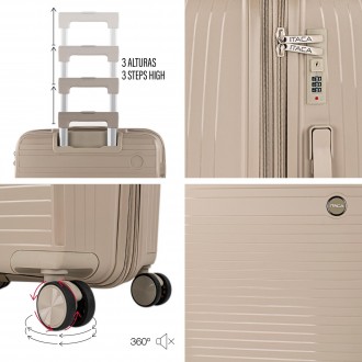 Valises moyennes rigides/souples d une capacité de L