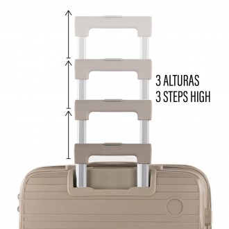 Medium rigid/soft suitcases with a capacity of L
