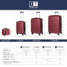 Simoa rigid medium suitcases with L capacity