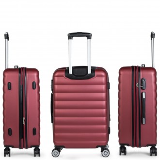 Simoa rigid medium suitcases with L capacity