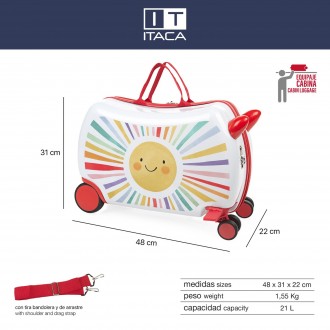 Mala Infantil Corredor Itaca Happy Fun Days