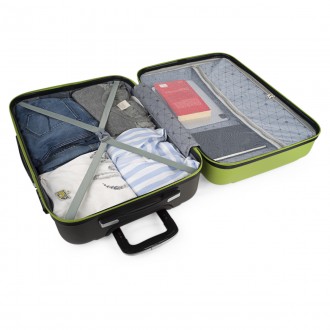 Medium Tiber rigid suitcases with L-capacity