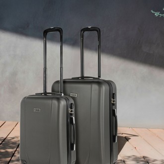 Medium Tiber rigid suitcases with L-capacity