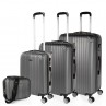 Medium Sevron rigid suitcases with capacity of 68 L