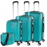 Medium Sevron rigid suitcases with capacity of 68 L