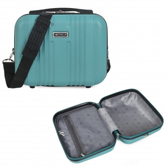 Medium Sevron rigid suitcases with capacity of 68 L