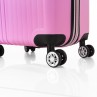 Medium Sevron rigid suitcases with capacity of 68 L