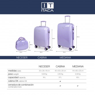 Koffer 60cm Itaca Sterne