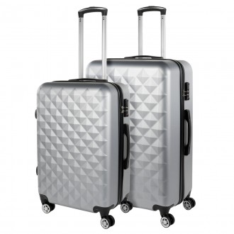 Medium Diamond rigid suitcases with L capacity