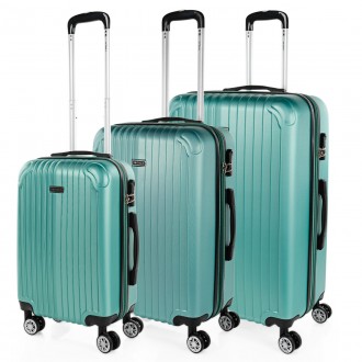 Mittlere Sevron starre Koffer mit L-Fassungsvermögen