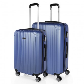 Maletas Mediana Sevron  Rigida Con Capacidad De 104 L