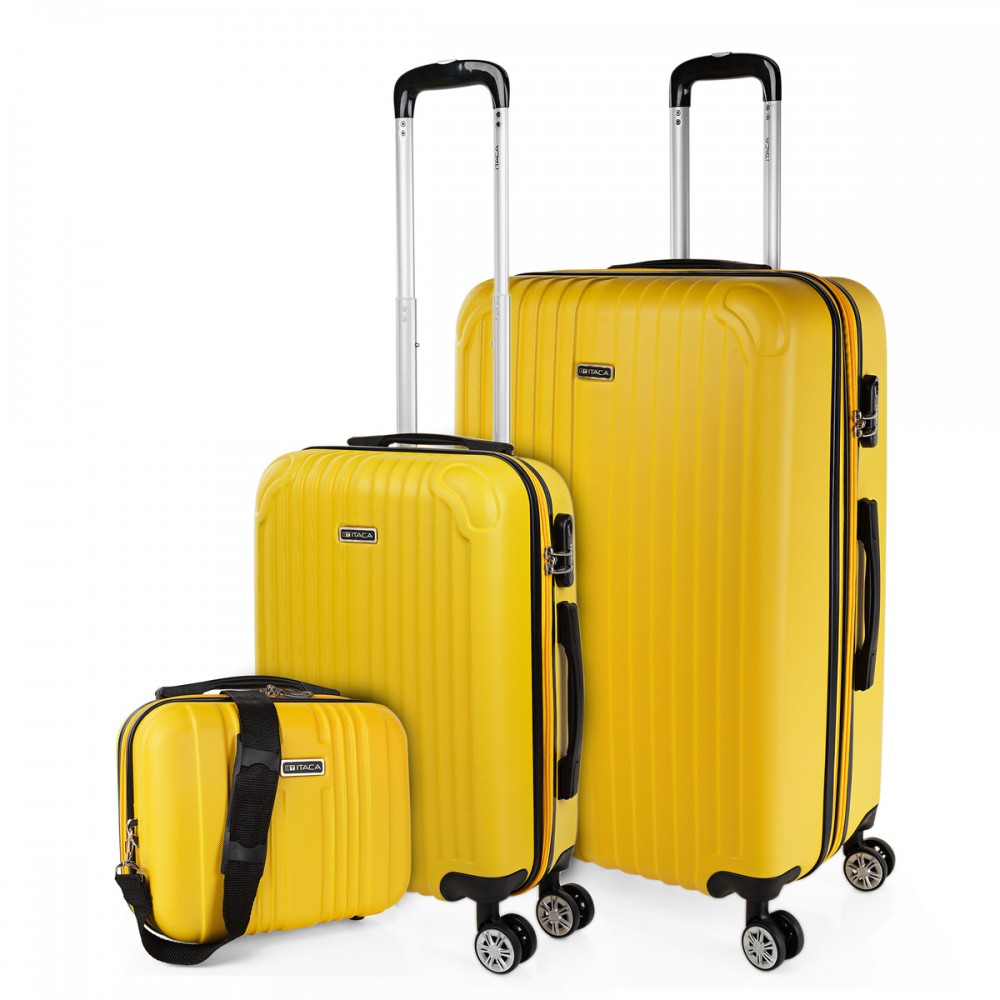 Set of 2/3 suitcases (Cabin, Medium and Large) Sevron rigid with capacity of L