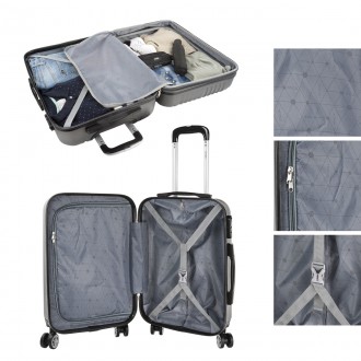 Valigia cabina+borsa da toilette Itaca Sevron