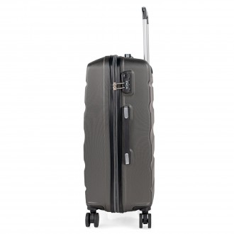 Valises rigides d'Elbe moyennes d'une capacité de 100 L