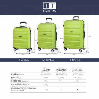 Valise 60cm Ithaca Elba