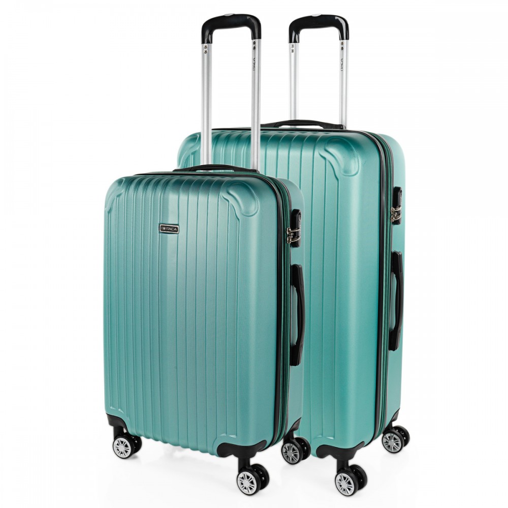 Medium Sevron rigid suitcases with capacity of 104 L
