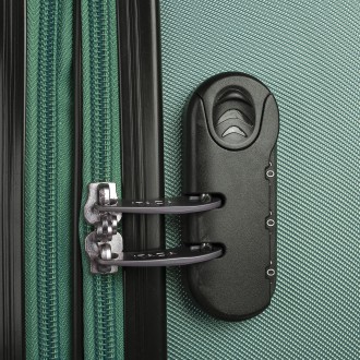 Conjunto de 2/3 malas (Cabine, Médio e Grande) Sevron rígido com capacidade de 104 L