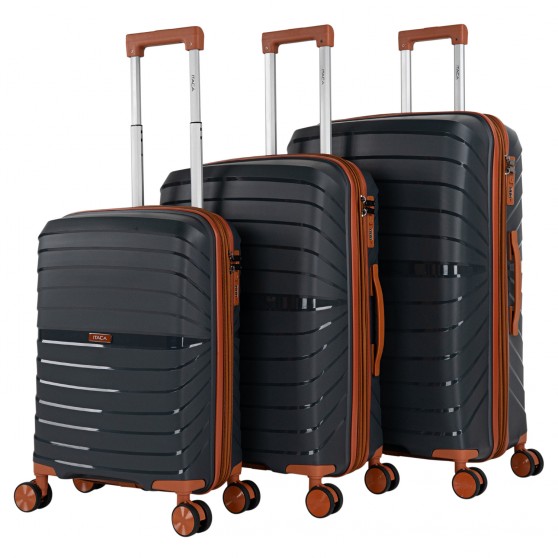 Sena medium sized hard/soft suitcases with a capacity of L