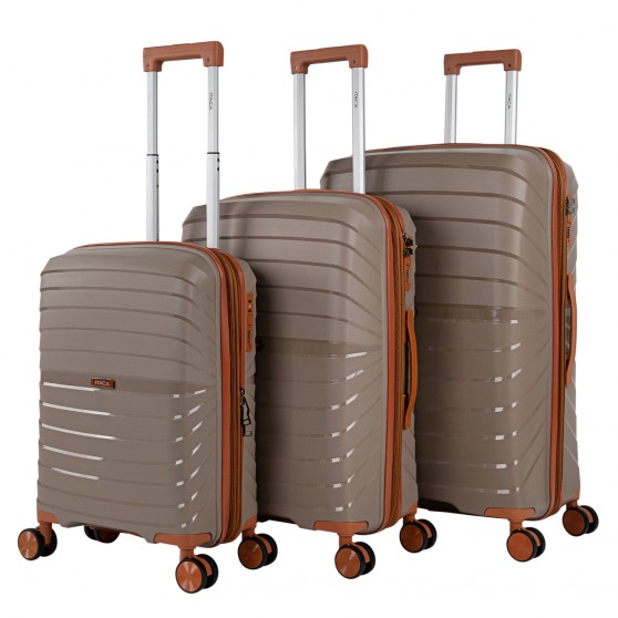 Sena medium sized hard/soft suitcases with a capacity of L