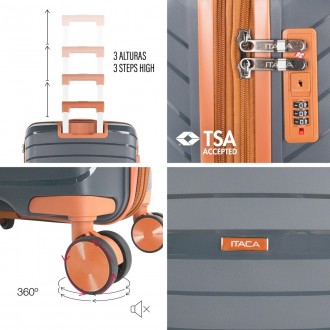 Malas de tamanho médio rígido/soft Sena com 90 L de capacidade