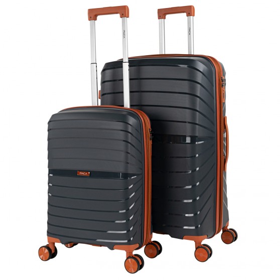 Conjunto de 2/3 malas (Cabine, Média e Grande) Sena rígida/soft com 90 L de capacidade.