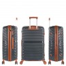 Set de 2/3 valises (Cabin, Medium et Large) Sena rigid/soft avec une capacité de 90 L.
