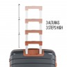 Set de 2/3 valises (Cabin, Medium et Large) Sena rigid/soft avec une capacité de 90 L.