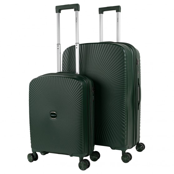 Set of 2/3 suitcases (Cabin, Medium and Large) Ardeche rigid/soft with 90 L capacity.