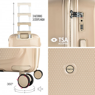 Bagages moyens Moscou rigide/souple avec une capacité de 87 L