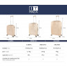 Bagages moyens Moscou rigide/souple avec une capacité de 87 L