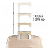 Lot de 2/3 valises (cabine, moyenne et grande) Moscou rigide/souple avec une capacité de 87 L