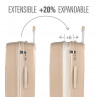 Set of 2/3 suitcases (Cabin, Medium and Large) Moscow rigid/soft with capacity of 87 L