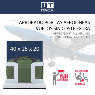 Bolsa-Mochila Equipaje De Mano De Mujer/Hombre Itaca Spey En Poliéster