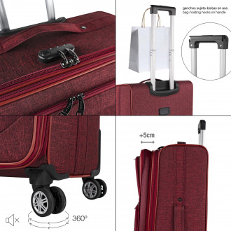 Set di valigie Itaca Hagen 50/60/70Cm
